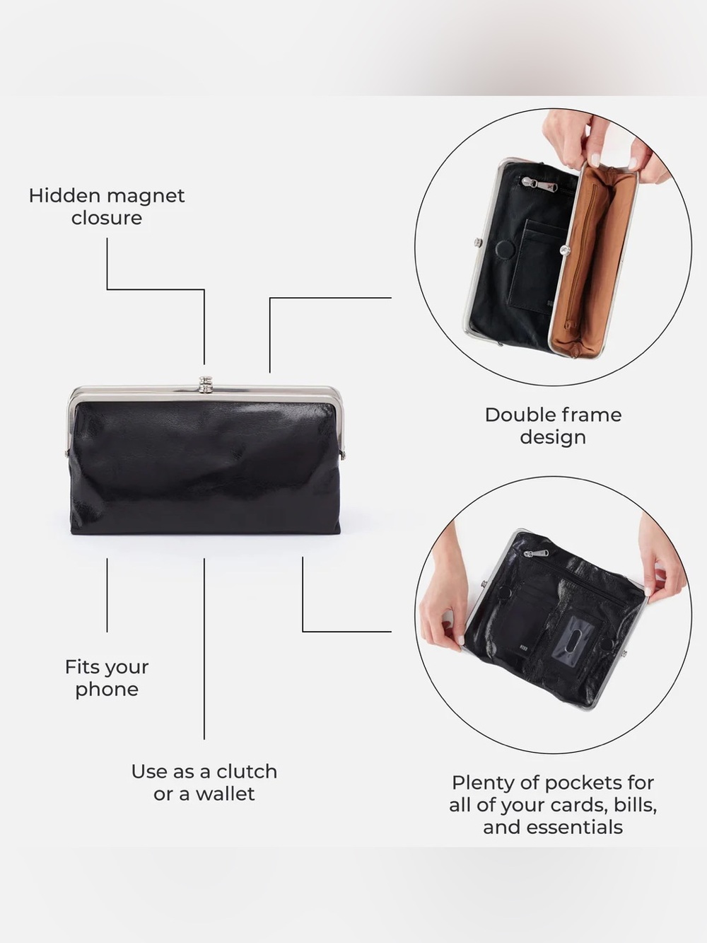 HOBO Lauren Clutch- Wallet - Picture 9 of 9